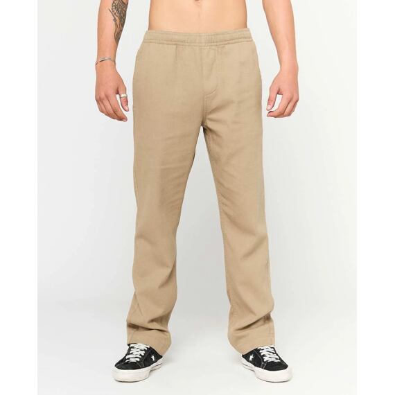 Kalhoty Rip Curl CLASSIC SURF TWILL BEACH PANT Dark Khaki