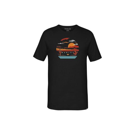 Tričko Hurley DESERT TRIP Black