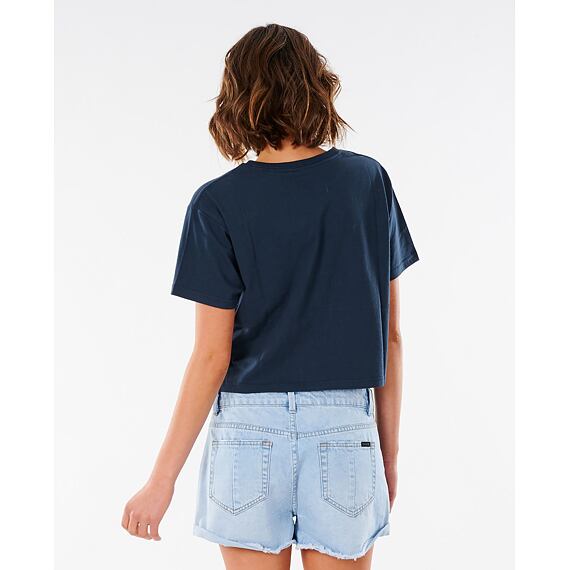 Tričko Rip Curl GOLDEN STATE CROP TEE  Navy 
