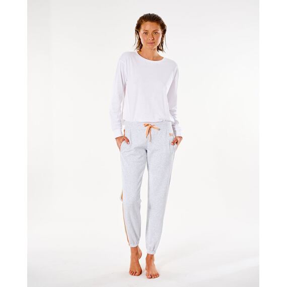 Tepláky Rip Curl REVIVAL TRACK PANT  Light Grey Heat