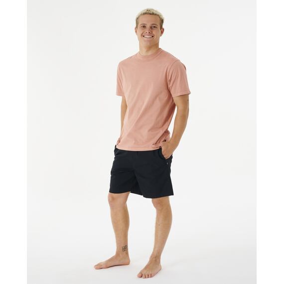 Tričko Rip Curl PLAIN WASH TEE Dusty Rose 