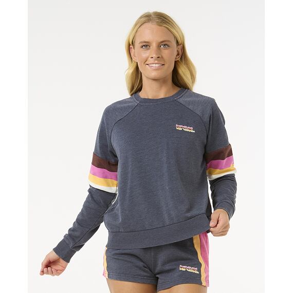 Mikina Rip Curl LAS DALIAS RAGLAN CREW Navy