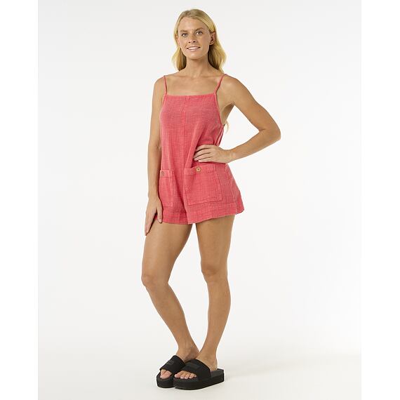 Overal Rip Curl CLASSIC SURF ONESIE Hibiscus Red
