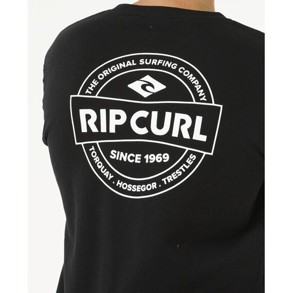 Mikina Rip Curl STAPLER CREW Black