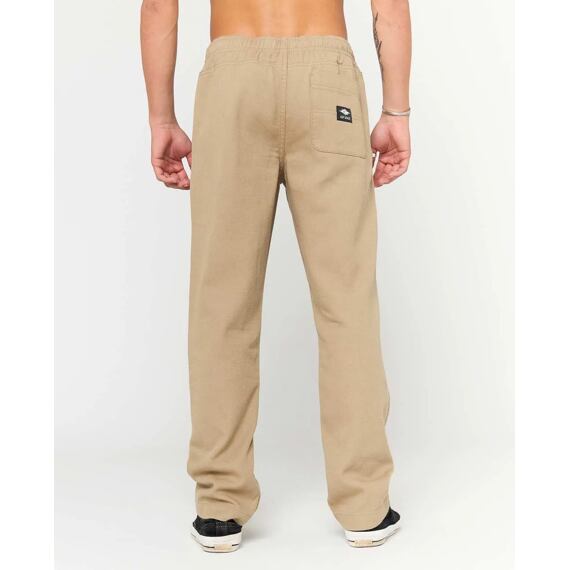 Kalhoty Rip Curl CLASSIC SURF TWILL BEACH PANT Dark Khaki