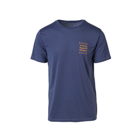 Tričko Rip Curl FUNICON CHEST TEE  Blue Indigo 