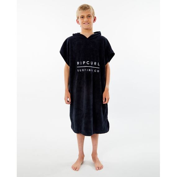 Ručník Rip Curl HOODED TOWEL-BOY  Black 