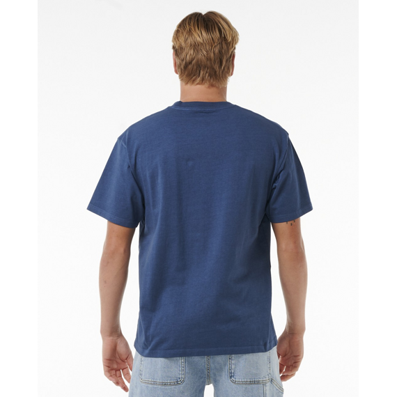 Tričko Rip Curl QUEST OUTER REEF TEE Washed Navy