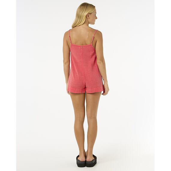 Overal Rip Curl CLASSIC SURF ONESIE Hibiscus Red