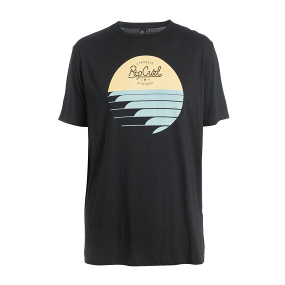 Tričko Rip Curl LINE UP TEE Black