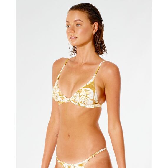 Plavky Rip Curl SUMMER PALM FIXED TRI  Honey 