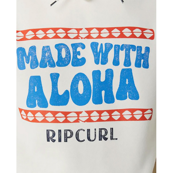 Mikina Rip Curl DOWN THE LINE FP HOODED Bone 