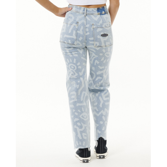 Kalhoty Rip Curl THE SEARCH HOLIDAY DENIM PANT Light Blue