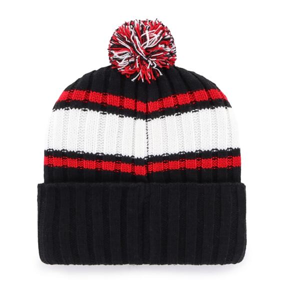Zimní čepice 47 Brand NHL CHICAGO BLACKHAWKS PLATEAU ’47 Black