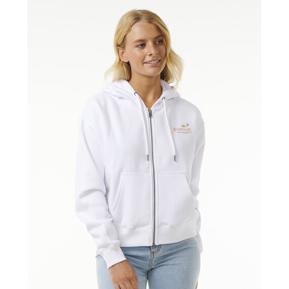 Mikina Rip Curl HIGH TIDE SCENIC RELAXED ZIP White