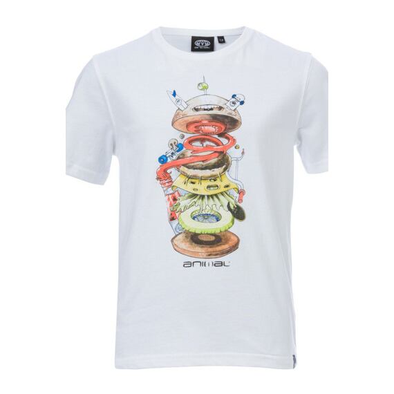 Tričko Animal BURGER White