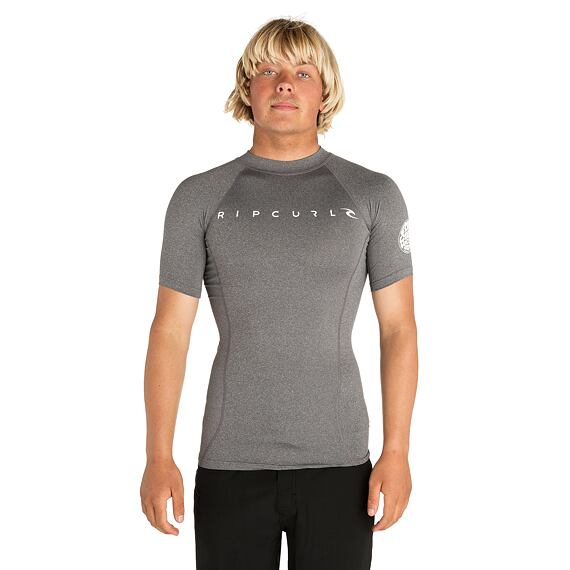 Lykra Rip Curl DAWN PATROL UV TEE S/S  Black Marled 