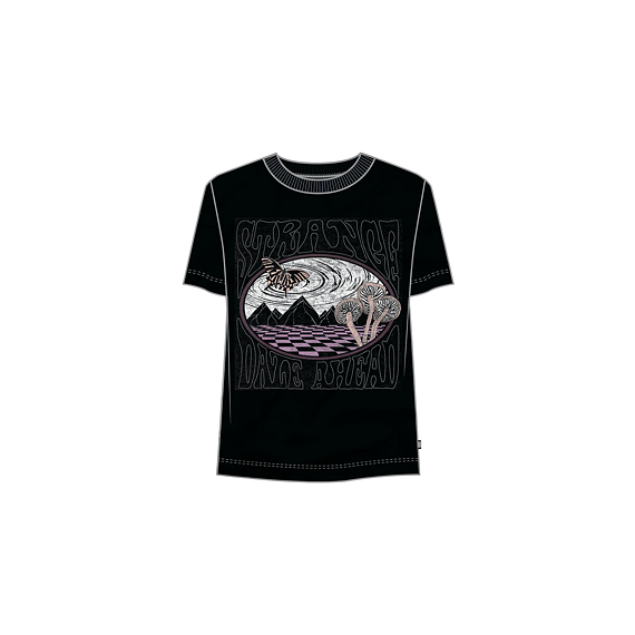 Tričko Vans DAZED STRANGE CREW Black