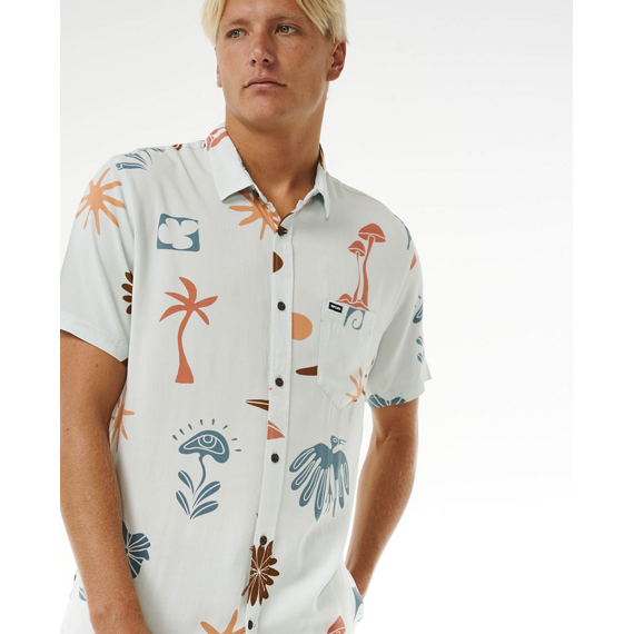 Košile Rip Curl PARTY PACK S/S SHIRT Mint