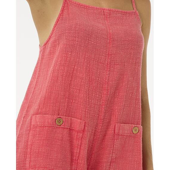 Overal Rip Curl CLASSIC SURF ONESIE Hibiscus Red