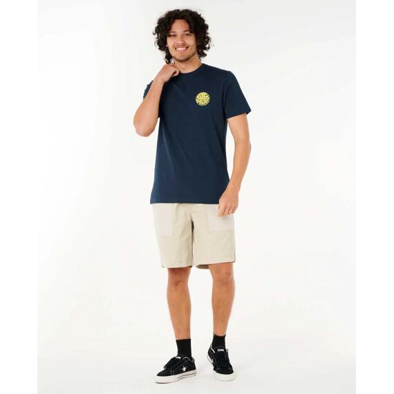 Tričko Rip Curl AOTS - CODY WELSH PALMS TEE Dark Navy