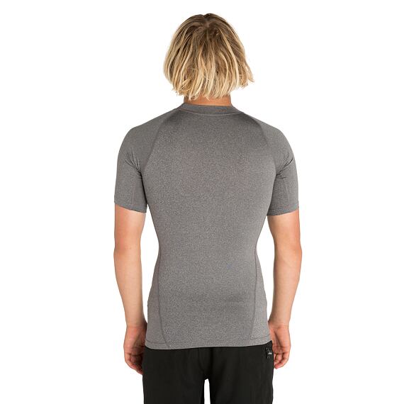 Lykra Rip Curl DAWN PATROL UV TEE S/S  Black Marled 