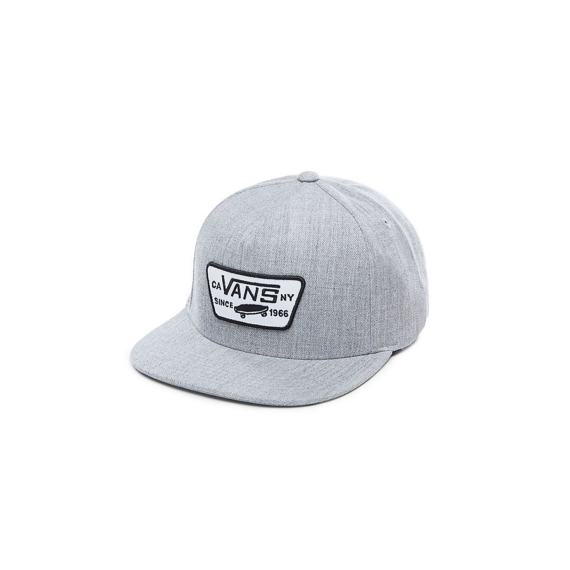Kšiltovka Vans FULL PATCH SNAPBACK Heather Grey