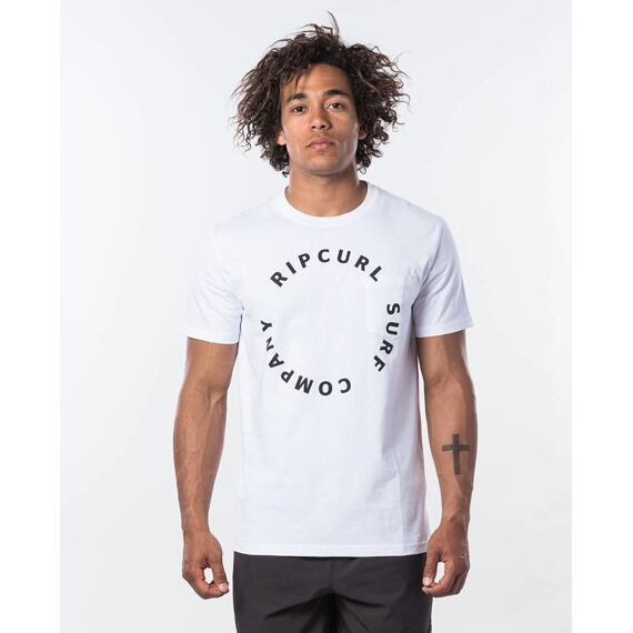 Tričko Rip Curl WOOP LOOP S/S TEE  Optical White 