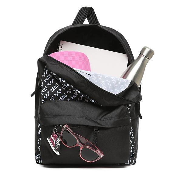 Batoh Vans REALM CLASSIC BACKPACK Black/Brand Striper