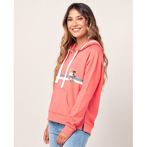 Mikina Rip Curl GOLDEN STATE HOOD  Coral 