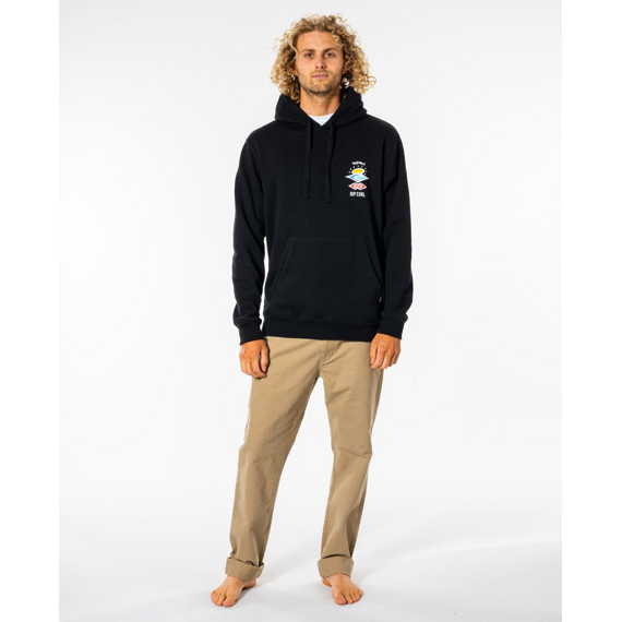 Mikina Rip Curl SEARCH ICON HOOD  Black 