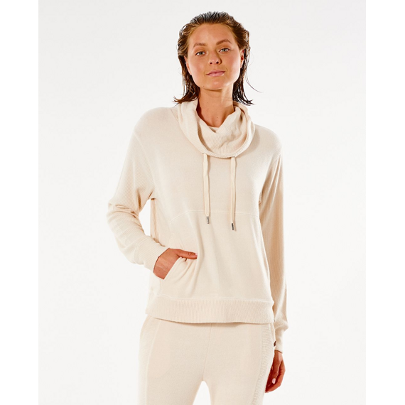 Mikina Rip Curl COSY II ROLL NECK  Bone Marle 