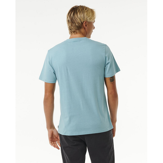 Tričko Rip Curl KEEP ON TRUCKING TEE Dusty Blue