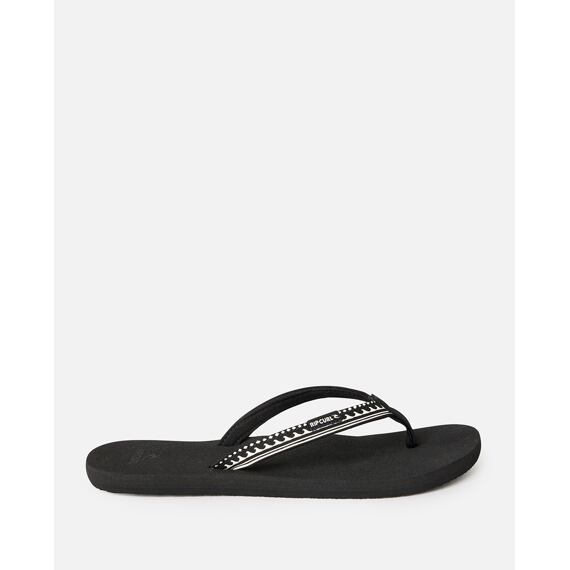 žabky Rip Curl FREEDOM BLOOM OPEN TOE Black/Off White