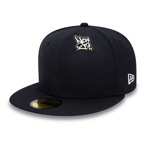 Doplňky New Era GRAFFITI PIN BADGE Silver (Metal Finish)