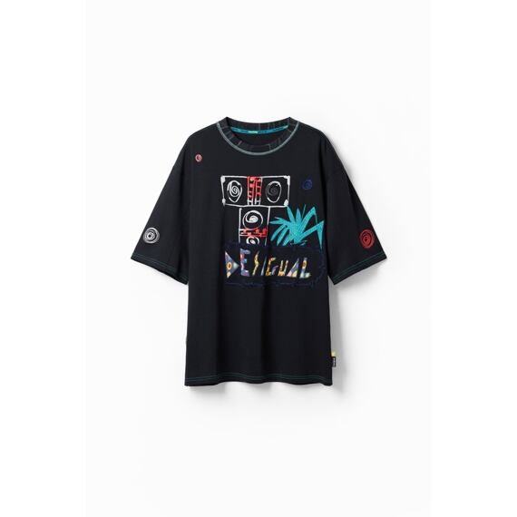 Tričko Desigual Niton negro