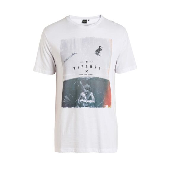 Tričko Rip Curl GOOD DAY BAD DAY TEE White/Grey