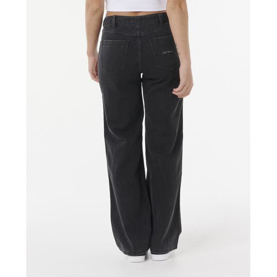 Kalhoty Rip Curl AGGIE RELAXED JEANS Black