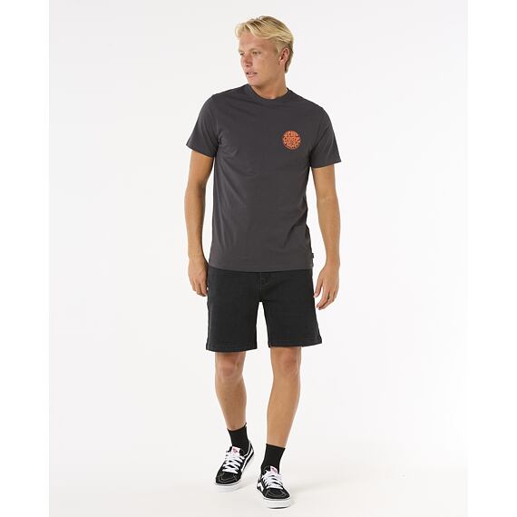 Tričko Rip Curl WETTIE ICON TEE Washed Black