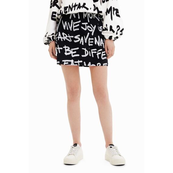 Sukně Desigual Lea negro