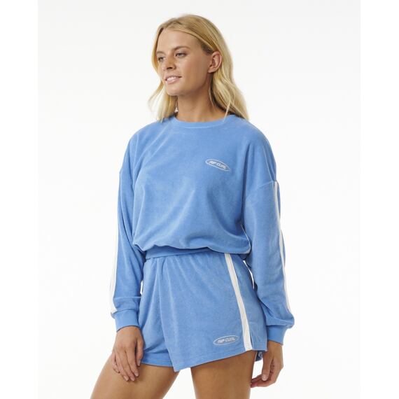 Mikina Rip Curl HIGH TIDE TERRY CREW Bright Blue
