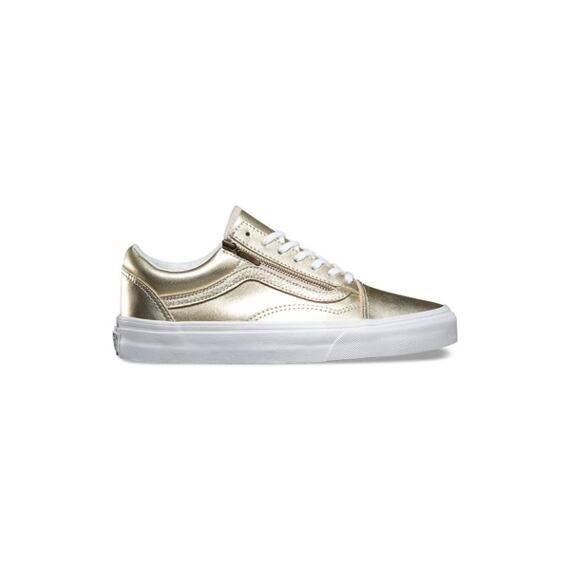 Boty Vans OLD SKOOL ZIP Wheat Gold/True Whit