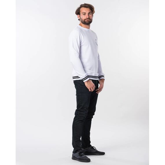 Mikina Rip Curl WOOP LOOP CREW  Optical White 