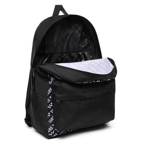 Batoh Vans REALM CLASSIC BACKPACK Black/Brand Striper