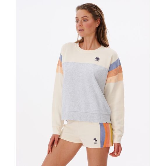 Mikina Rip Curl MELTING CREW  Off White 