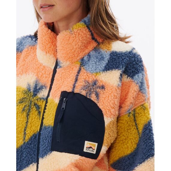 Mikina Rip Curl WAVES POLAR FLEECE  Multico 