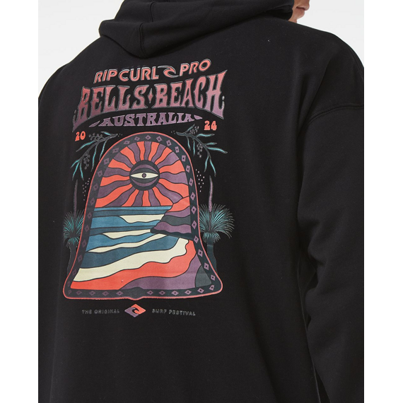 Mikina Rip Curl RIP CURL PRO 2024 HOOD Black