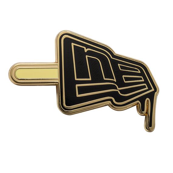 Doplňky New Era LOLLY PIN BADGEG WW Black Gold