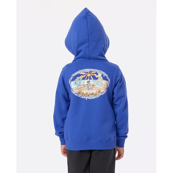Mikina Rip Curl TUBE TOWN Z/T HOOD-BOY Wild Berry