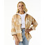 Košile Rip Curl LA ISLA FLANNEL SHIRT Beige